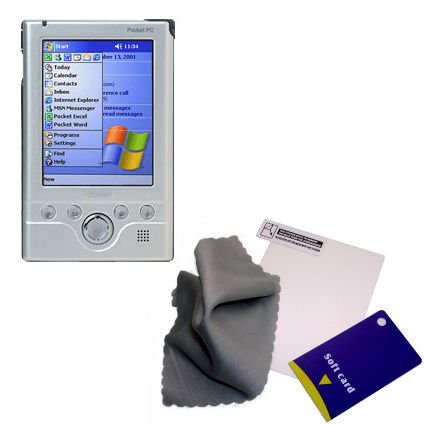 Clear Anti-glare Screen Protector for the Toshiba e330 - Gomadic Brand