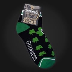 Guinness Black Shamrock Ladies Sports Socks
