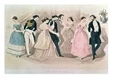 The Polka Fashions, from Godey's Lady's Book, Vol. XXXI, 1845 Art Giclee Poster Print, 24x18