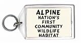 Alpine: Nation's First Community Wildlife Habitat Keychain