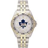 LogoArt Toronto Maple Leafs Men's Sterling Silver All-Star Watch