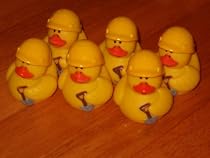 Set of 6 CONSTRUCTION Worker/BUILDER RUBBER Duckies/DUCKS