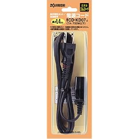 ZOJIRUSHI �d�C�|�b�g�p�d���R�[�h CD-KD07-J