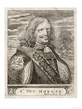 Sir Henry Morgan a Welsh Buccaneer in the English Service Carrying out Many Raids Art Giclee Poster Print, 18x24