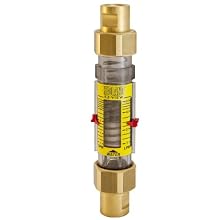 Hedland EZ-View Flowmeter, Polysulfone, For Use With Water, NPT Female
