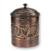 Kitchen & Housewares : Antique Embossed Copper Cookie Jar