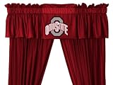 Ohio State University Buckeyes Window Treatments Valance and Drapes