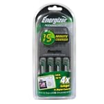 SAVE $17.01 - Energizer Rechargeable 15 Minute Charger , 1 charger, includes 2 AA and 2 AAA along with a car adapter $28.98