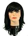 18 Off black layers / bangs synthetic wig