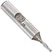 Melin Tool A Cobalt Steel Corner Radius End Mill, Weldon Shank, Uncoated (Bright) Finish, 30 Deg Helix, 2 Flutes, 2.3125" Overall Length, 0.1250" Cutting Diameter, 0.3750" Shank Diameter, 0.015" Corner Radius