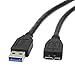 EZOPower Micro-USB Sync Data Cable Cord - 6FT for Pentax K-3, 645Z, FujiFilm X-T2 Digital Camera *with Cleaning Cloth*