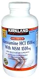 Kirkland Signature Glucosamine HCI 1500 Mg with MSM 1500 Mg (375 Tablets) New Bonus Size