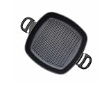 Review SKK  / SKK Light, Square Grill Casserole with Lid, Fixed Handle, 28 cm