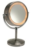 Jerdon HL745NC 5X Magnification Two Sided Lighted Mirror