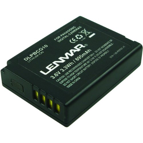 Lenmar DLPBCG10 Digital Camera Battery Equivalent to the Panasonic DMW-BCG10 and DMW-BCG10E Batteries