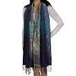 Pashmina 3 Color Mix Melange Flower Print Soft Fashion Scarf
