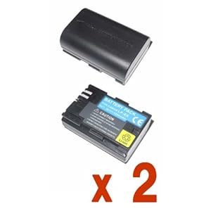 【クリックでお店のこの商品のページへ】【バッテリー2個＋DC88充電器】LPE6互換バッテリー2個＋互換充電器