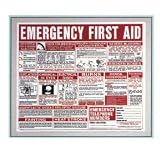 FIRST AID EMPLOYEE INFORMATIONAL WALL CHART POSTER 22'' X 26