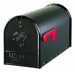 Cheap Product Solar Group E1600B00 Large Premium Steel Rural Mailbox, Black Onsale
