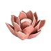 Lazy Susan Ceramic Flower Tealight Candleholder, Rose