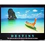 Destiny Motivational Inspirational Art Poster Print - 16" X 20"
