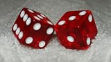 Red Transparent Dice Pair