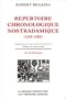 Repertoire chronologique nostradamique: 1545-1989 (French Edition)