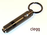 GunMetal Bullet Cigar Punch style Cutter Keychain