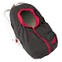 Kiddopotamus CozyUp Carrier Cover, Black & Red