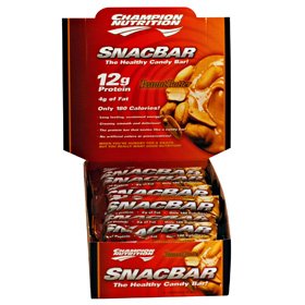 Champion Nutrition SB24 PB SNACBAR: Tray of 24 Bars Peanut Butter