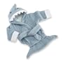 Baby Aspen Let The Fin Begin Terry Shark Robe, Blue, 0-9 Months