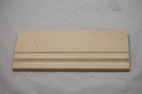 Crema Cream Marfil Marble BASEBOARD Molding 5 x 12 - LOT OF 5 PCS
