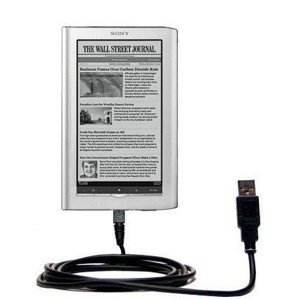 Classic Straight USB Cable for the Sony PRS950 Reader Daily Edition with Power Hot Sync and Charge capabilities - uses Gomadic TipExchange Technology