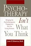 Psychotherapy Isnt What You Think: Bringing the Psychotherapeutic Engagement into the Living Moment