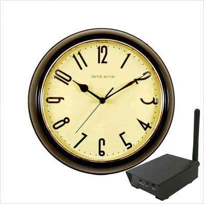 SleuthGear Covert Digital Wireless Mantle Clock with RCA Receiver