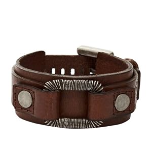 Fossil Jewelry Herren-Armband Leder braun JA5750716