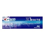 Crest 3D White Vivid Toothpaste Radiant Mint, 4-Ounce Carton (Pack of 6)