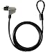 Combo Lock for Laptop and Notebook Computers - High Quality Lock with Sturdy Thick Black Cable (6mm Thick, 6ft Long)
