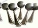 Kitchen & Housewares : Set of 6 bead fruit spoons