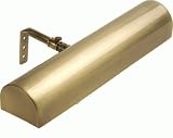 Cordless Picture Light - 12 Antique Brass Finish,11.5 x 2.3