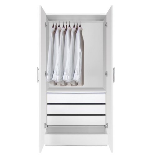 Arched Interior Doors Alta Wardrobe Closet 2 Doors 4 Interior