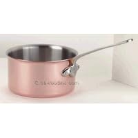Mauviel 6560.51 M'heritage 5 Piece Set Copper w/ Stainless Steel Saucepans Stainless Steel Handle