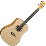 Dean Tradition Solid-Top Acoustic Guitar with Lace Wood Back and Sides