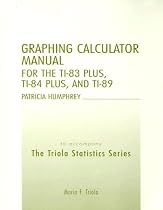 TI-83/84 Plus and TI-89 Manual for the Triola Statistics Series