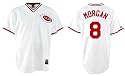 Joe Morgan Cincinnati Reds MLB Throwback Tackle Twill Felt Replica Baseball Jerseys By Majestic