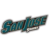 San Jose Sharks NHL Hockey bumper sticker decal 6" x 3"
