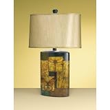 Bamboo and Butterfly Porcelain Table Lamp