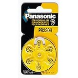 Panasonic Hearing Aid Batteries PR10 Zinc Air 6 Pack