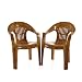 Varmora Medium Back Chair Set of 2 (Vertical - Multi Color) RS.1344.00