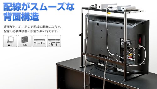 サンワダイレクト テレビ上棚ラック 19～32型テレビ 対応 100-MR030S